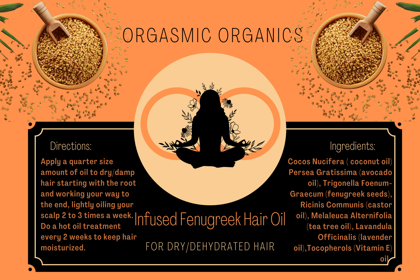 Infused Fenugreek Treatment Hair Oil